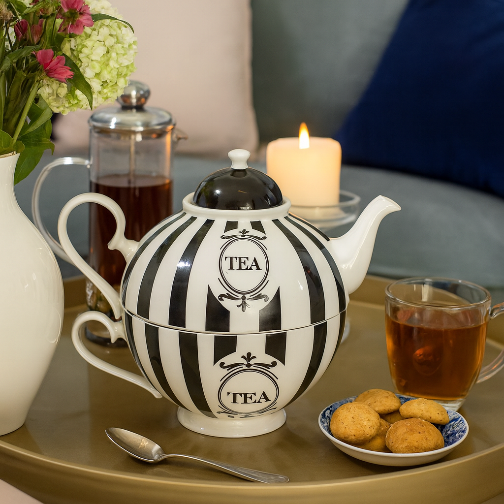 Tea for One Brillantporzellan Englischer Tee 700ml