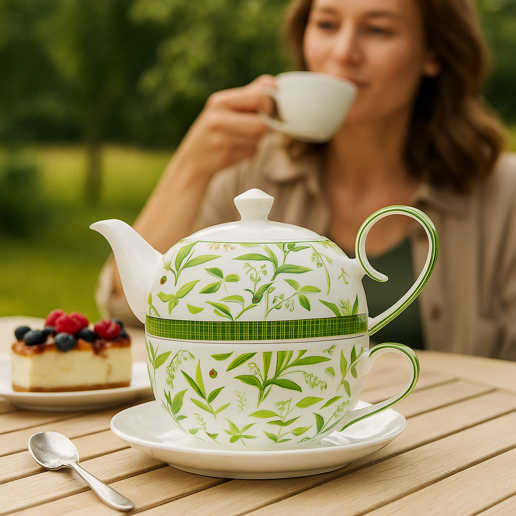 Jameson & Tailor Tea for One Brillantporzellan: Genussvolles Teeerlebnis in eleganter Perfektion