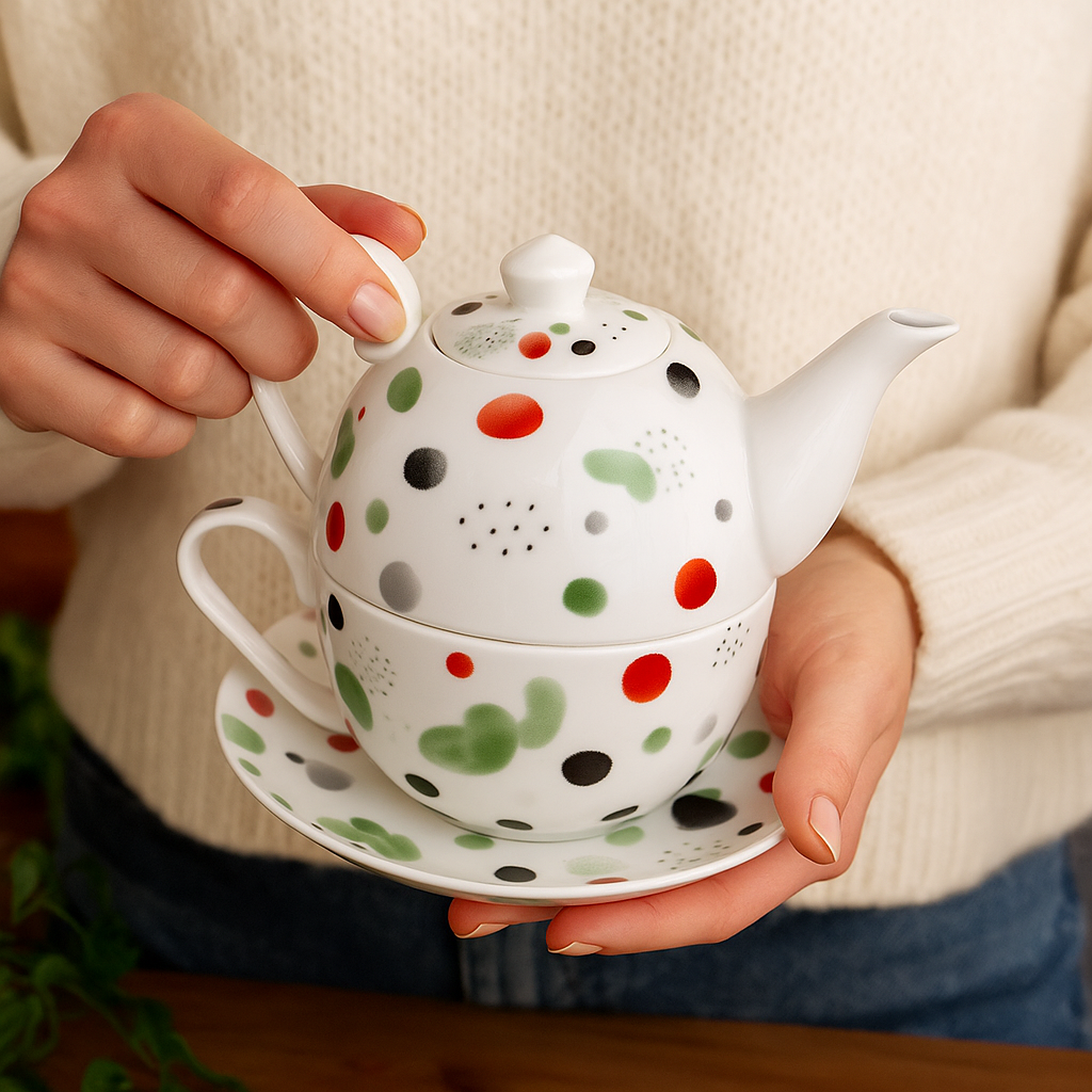 Jameson & Tailor Tea for One Brillantporzellan: Genussvolles Teeerlebnis in eleganter Perfektion