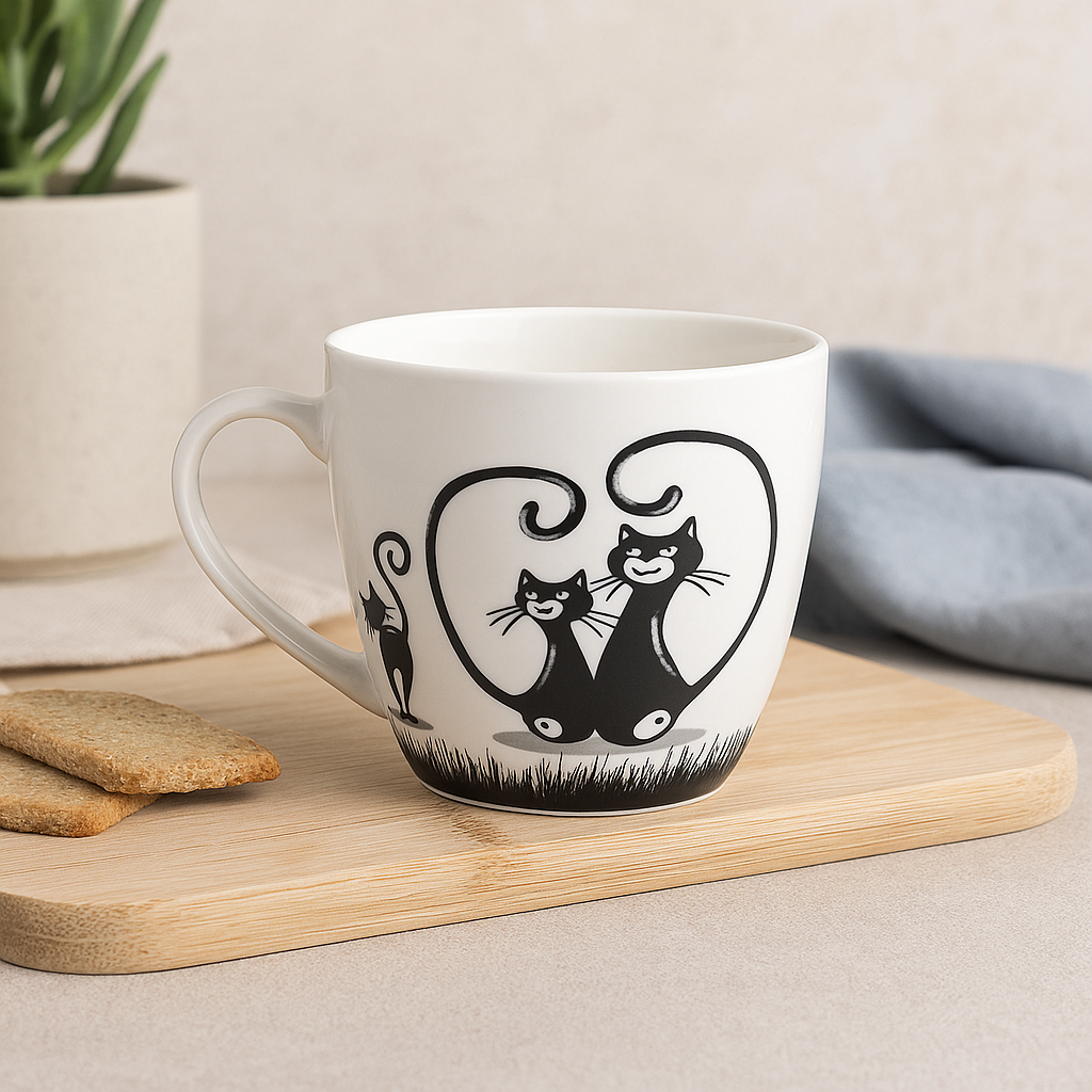 Henkelbecher in Geschenkverpackung