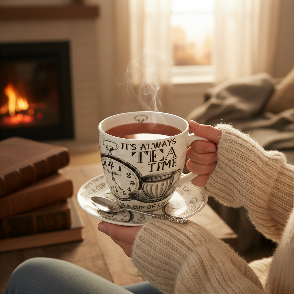 Henkelbecher in Geschenkverpackung