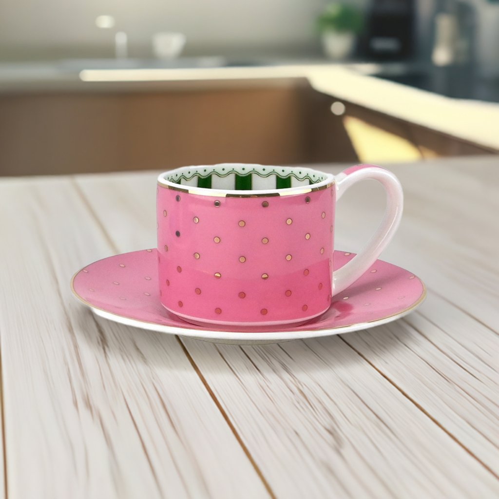 Espressotasse New Bone China mit Innendekor - Jameson & Tailor