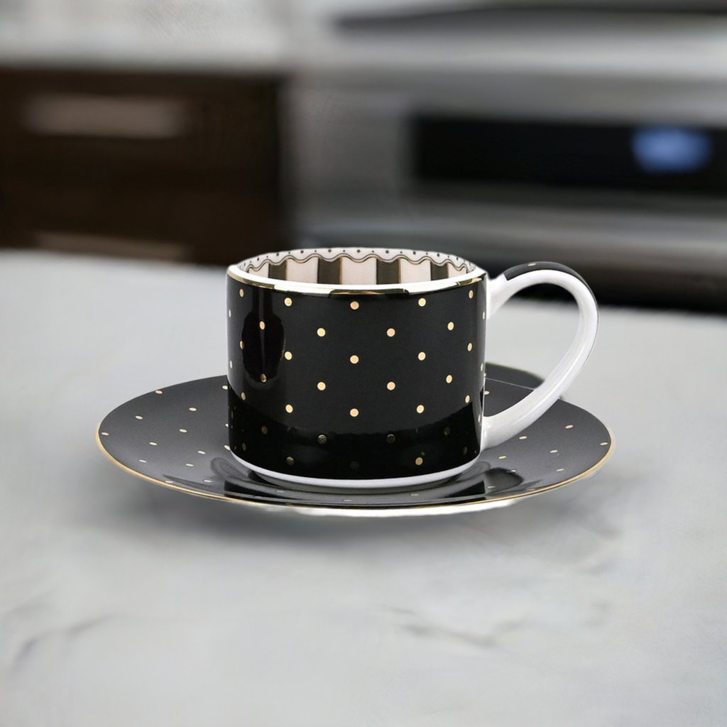 Espressotasse New Bone China mit Innendekor - Jameson & Tailor