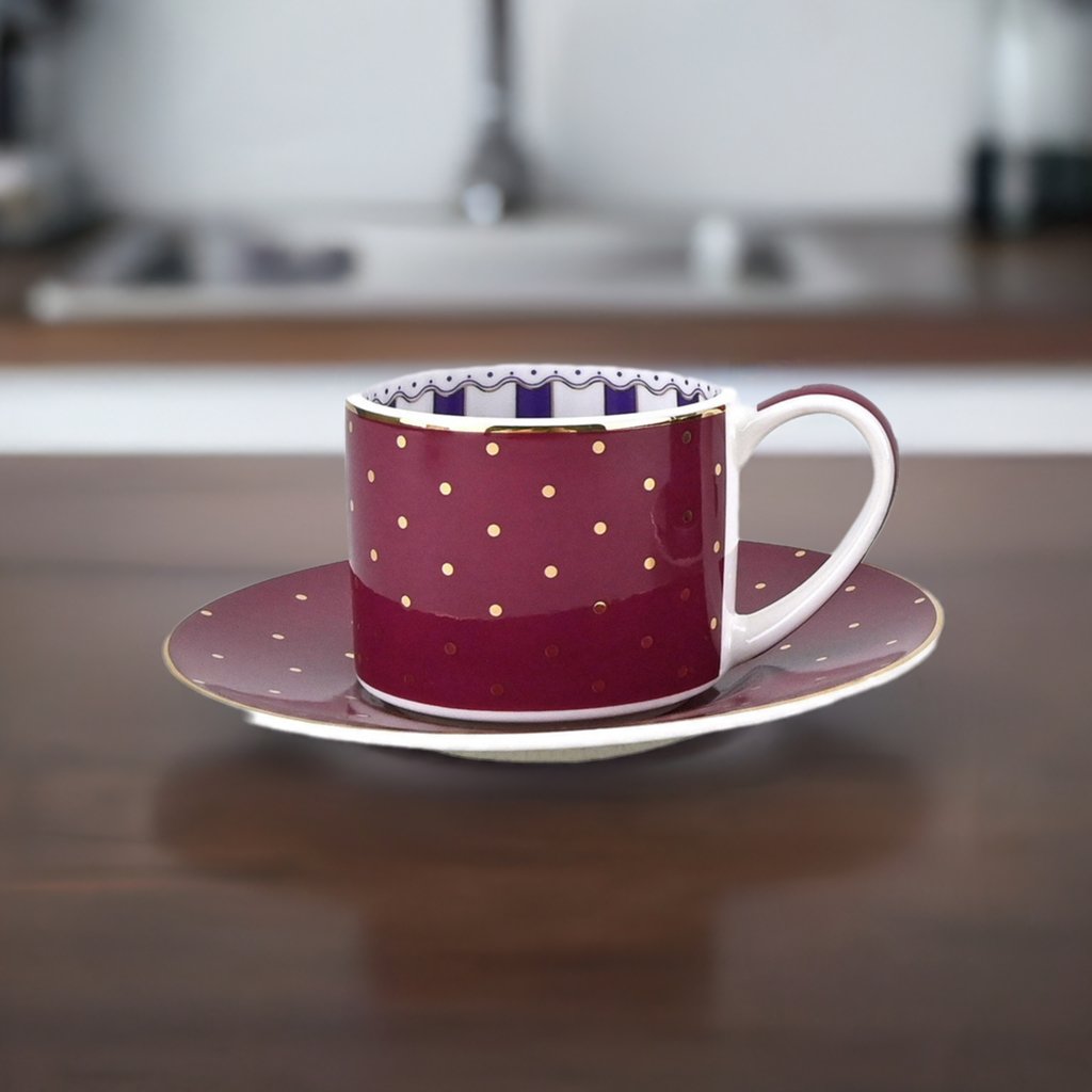 Espressotasse New Bone China mit Innendekor - Jameson & Tailor