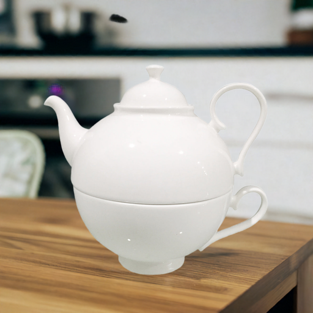 Tea for One Brillantporzellan Weiß 700ml