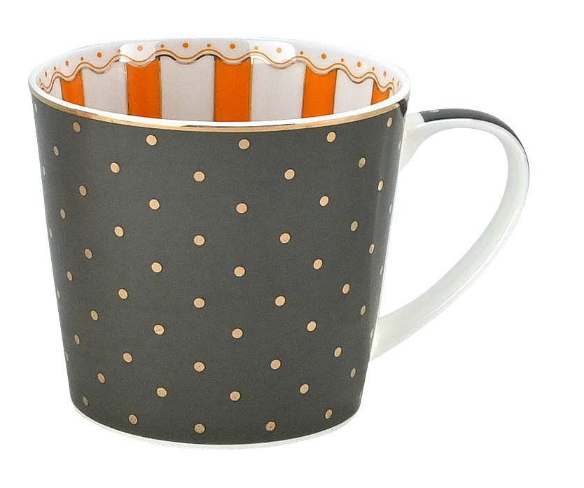 Henkelbecher New Bone China mit Innendekoration - Jameson & Tailor