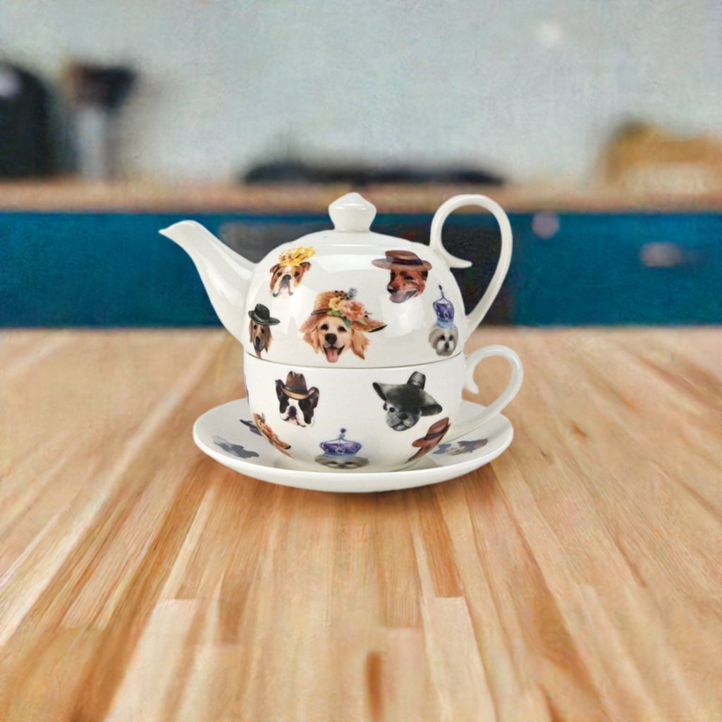 Jameson & Tailor Tea for One Brillantporzellan: Genussvolles Teeerlebnis in eleganter Perfektion - Jameson & Tailor