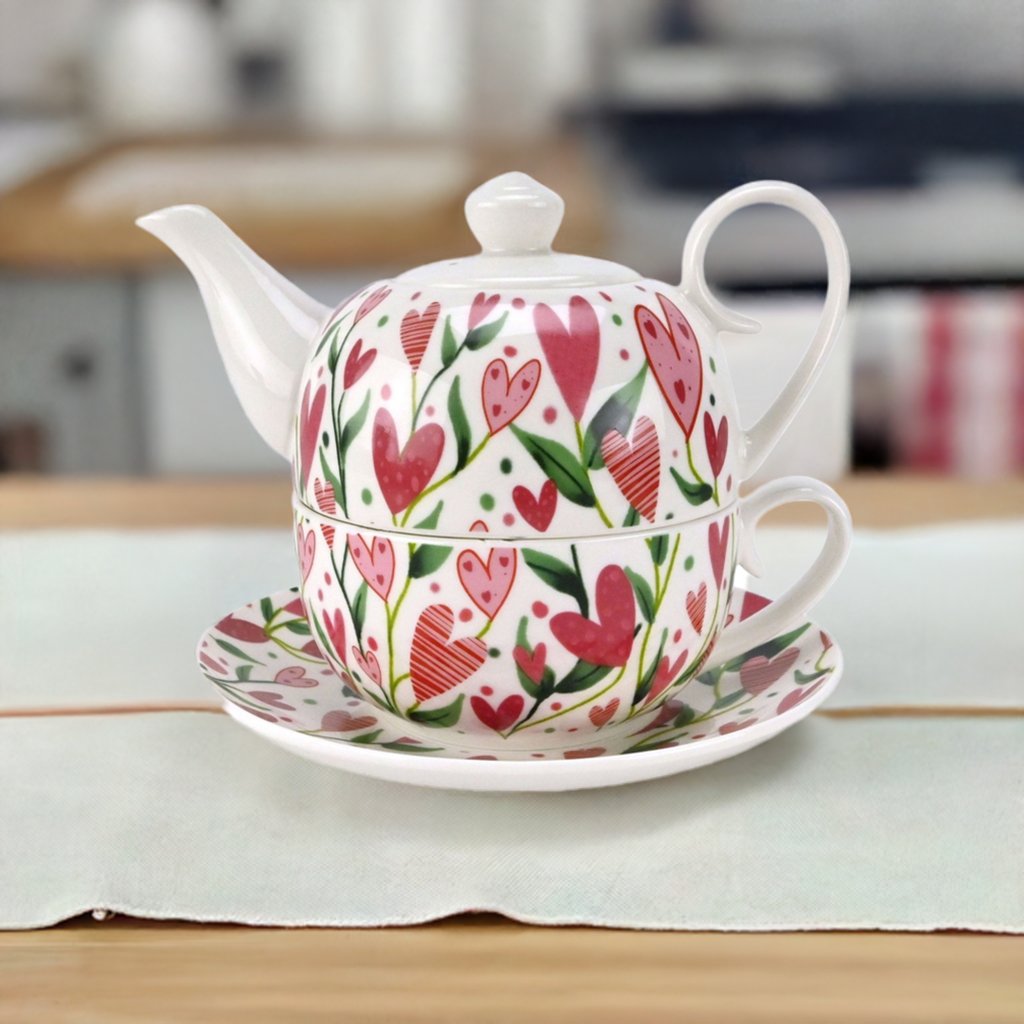 Jameson & Tailor Tea for One Brillantporzellan: Genussvolles Teeerlebnis in eleganter Perfektion - Jameson & Tailor