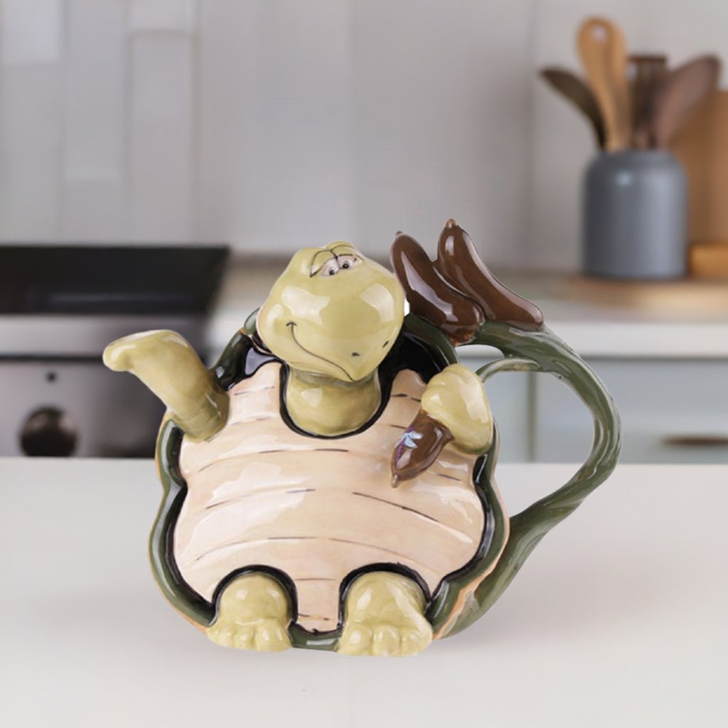 Kunstvolle Leichtkeramik - Teekanne mit Tiermotiv: Stilvoll genießen - Jameson & Tailor