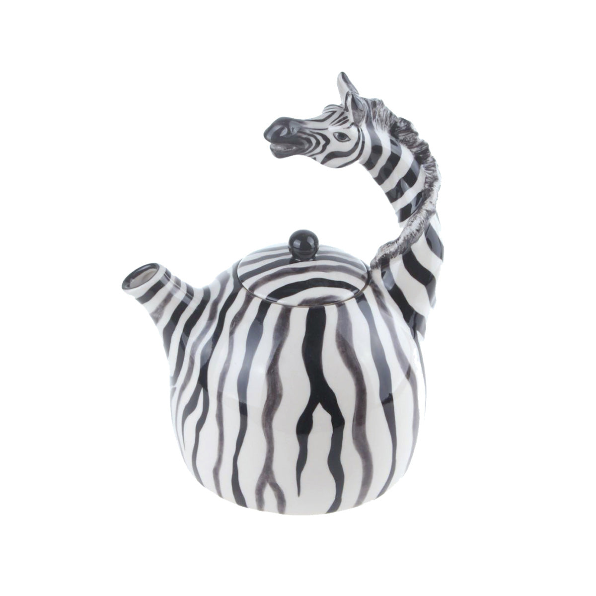 Designer Teekanne Tiermotiv Zebra Handbemalt Jameson & Tailor