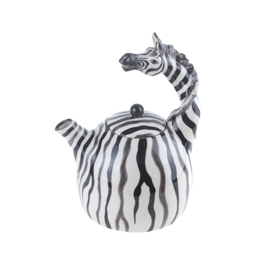 Designer Teekanne Handbemalt Tiermotiv Zebra Jameson & Tailor