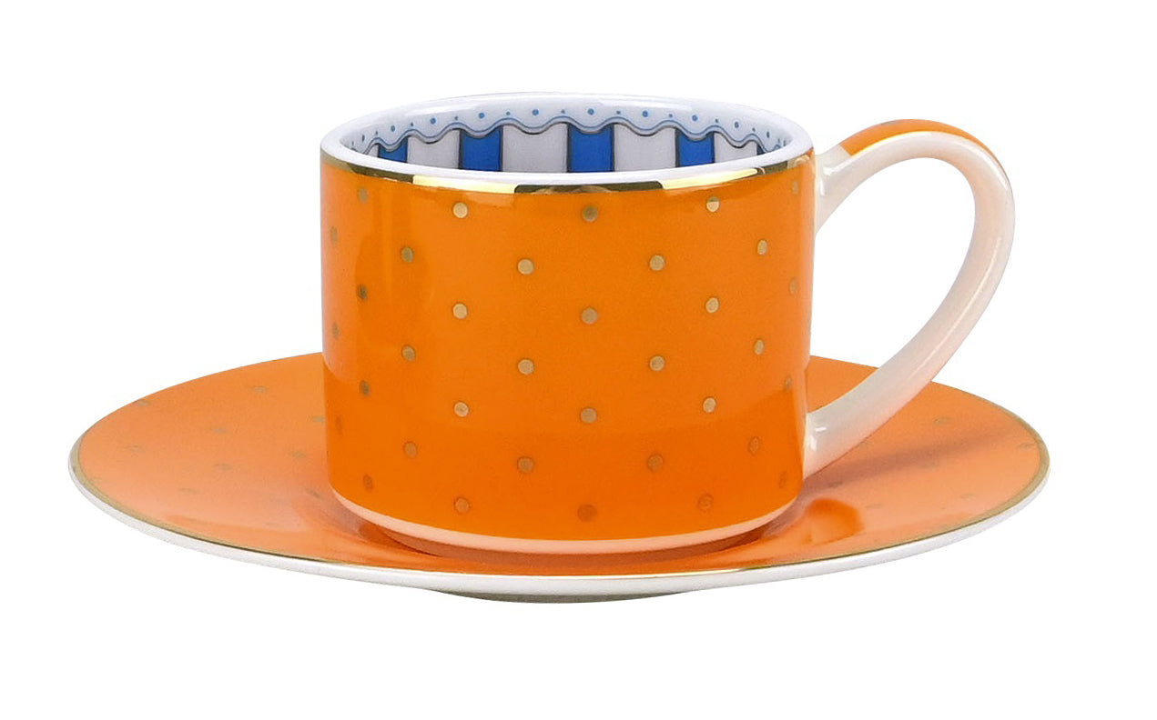 Espressotasse New Bone China mit Innendekor