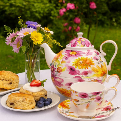 Tea for One Brillantporzellan Sommerwiese 700ml