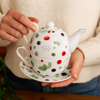 Jameson & Tailor Tea for One Brillantporzellan: Genussvolles Teeerlebnis in eleganter Perfektion