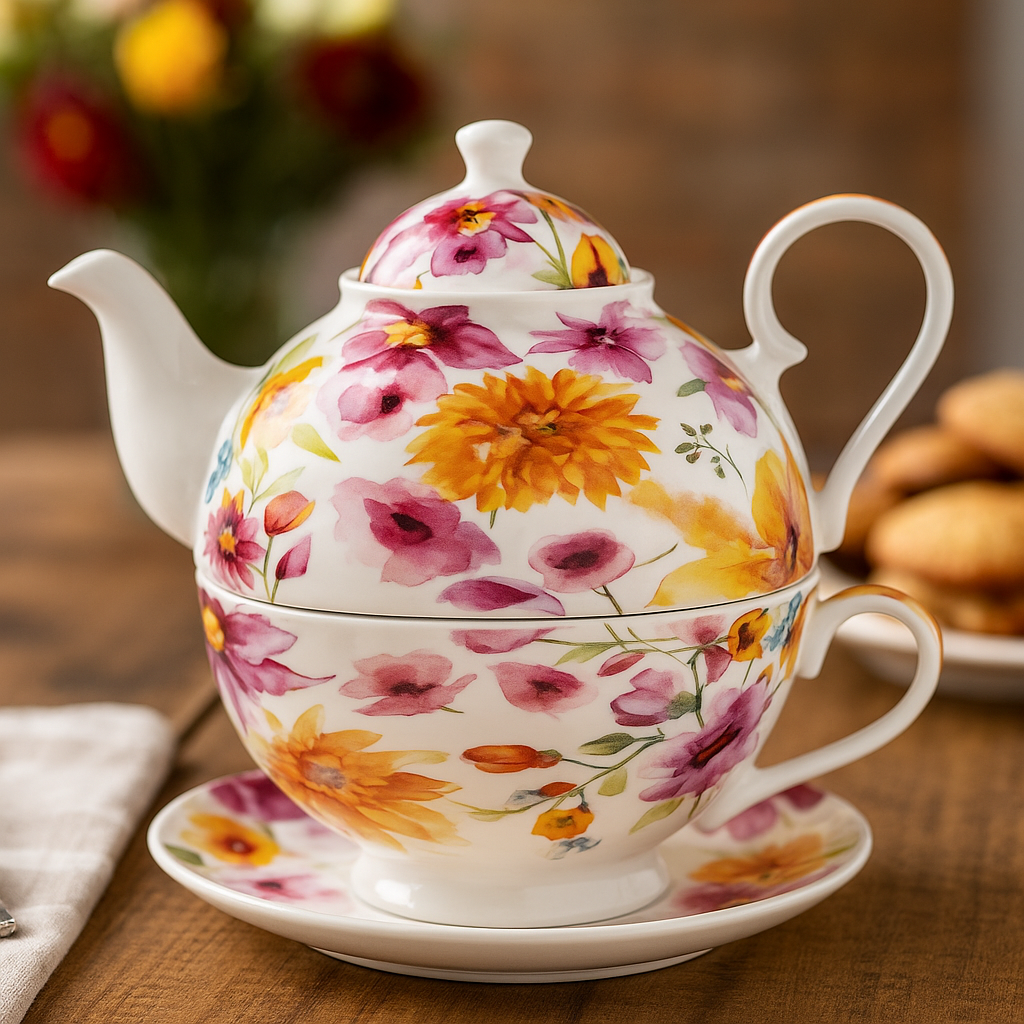 Tea for One Brillantporzellan Sommerwiese 700ml