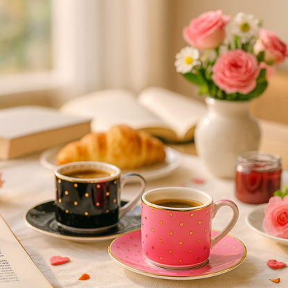 Espressotasse New Bone China mit Innendekor