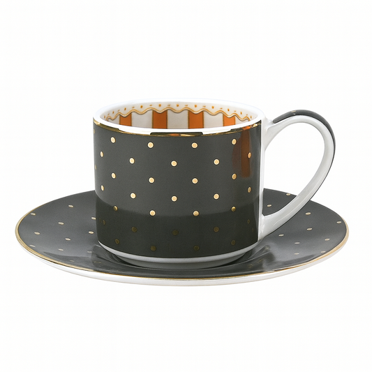 Espressotasse New Bone China mit Innendekor