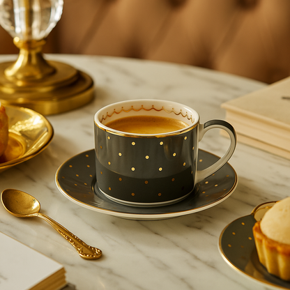 Espressotasse New Bone China mit Innendekor