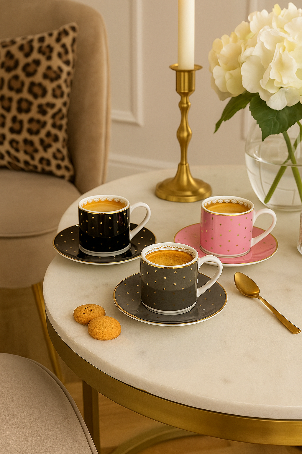 Espressotasse New Bone China mit Innendekor