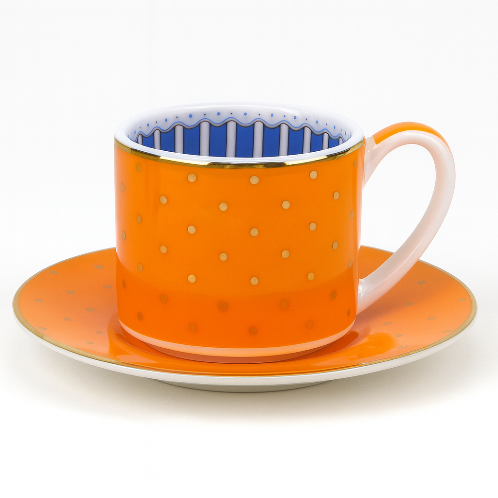 Espressotasse New Bone China mit Innendekor