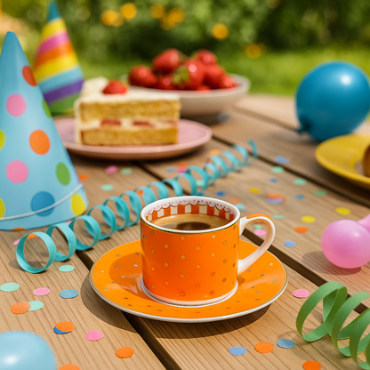 Espressotasse New Bone China mit Innendekor