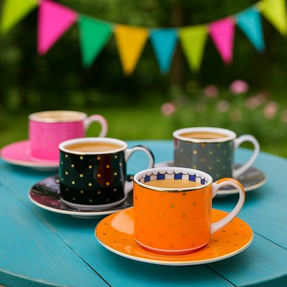 Espressotasse New Bone China mit Innendekor