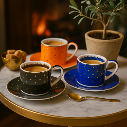 Espressotasse New Bone China mit Innendekor