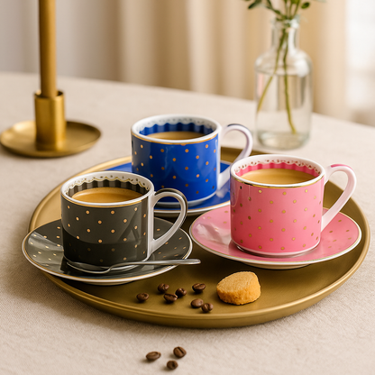 Espressotasse New Bone China mit Innendekor