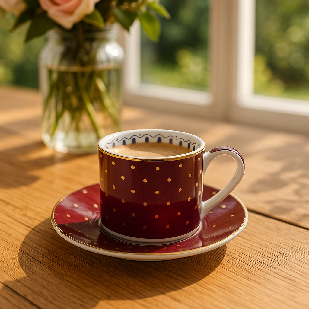 Espressotasse New Bone China mit Innendekor