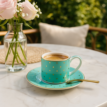 Espressotasse New Bone China mit Innendekor