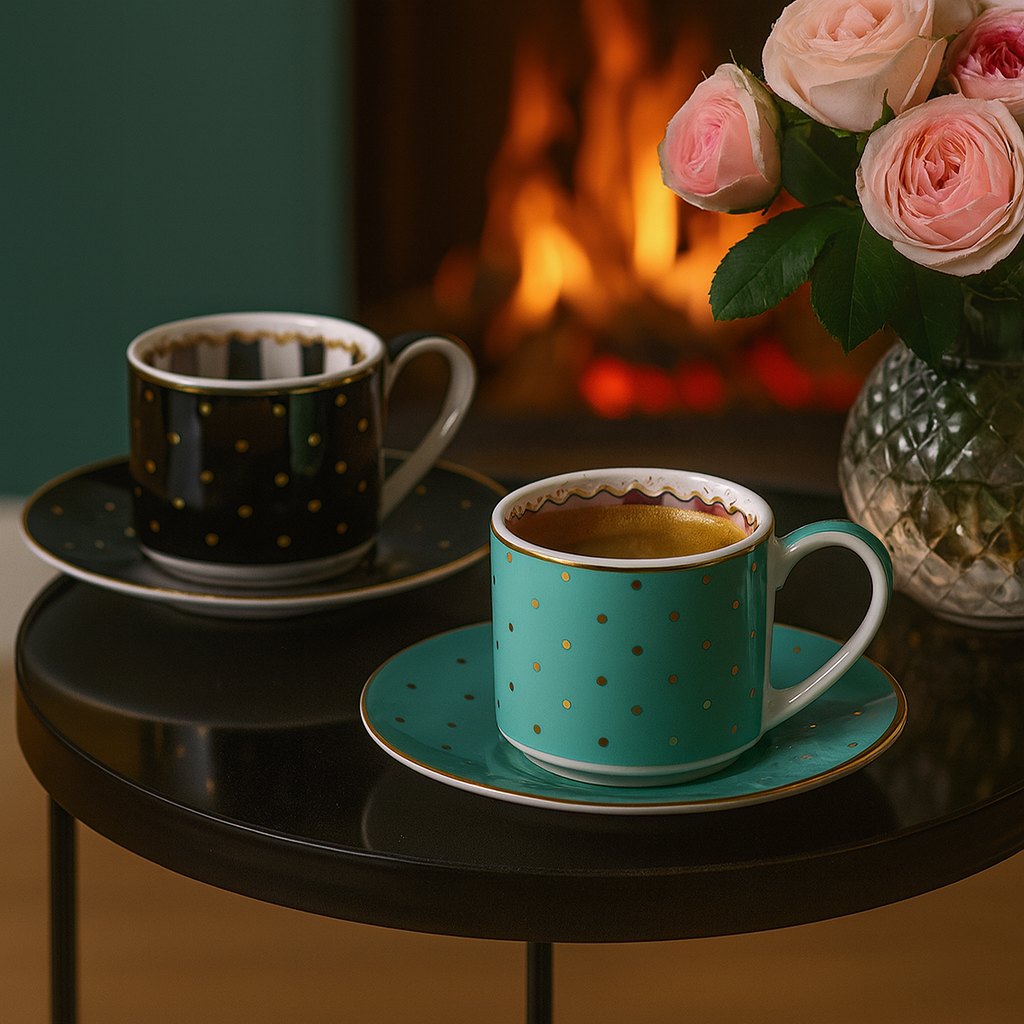 Espressotasse New Bone China mit Innendekor