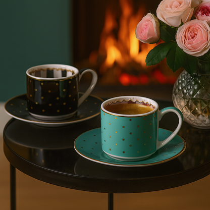 Espressotasse New Bone China mit Innendekor