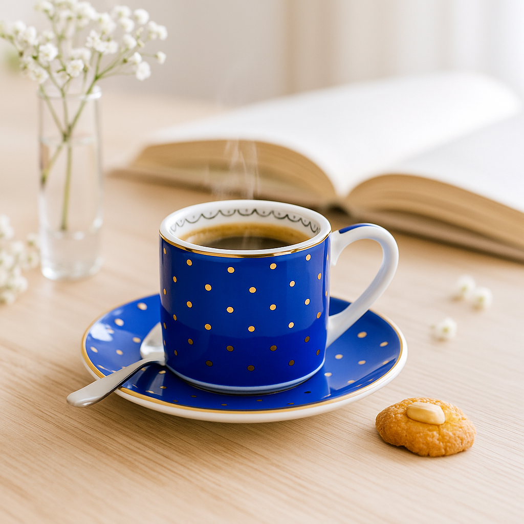 Espressotasse New Bone China mit Innendekor