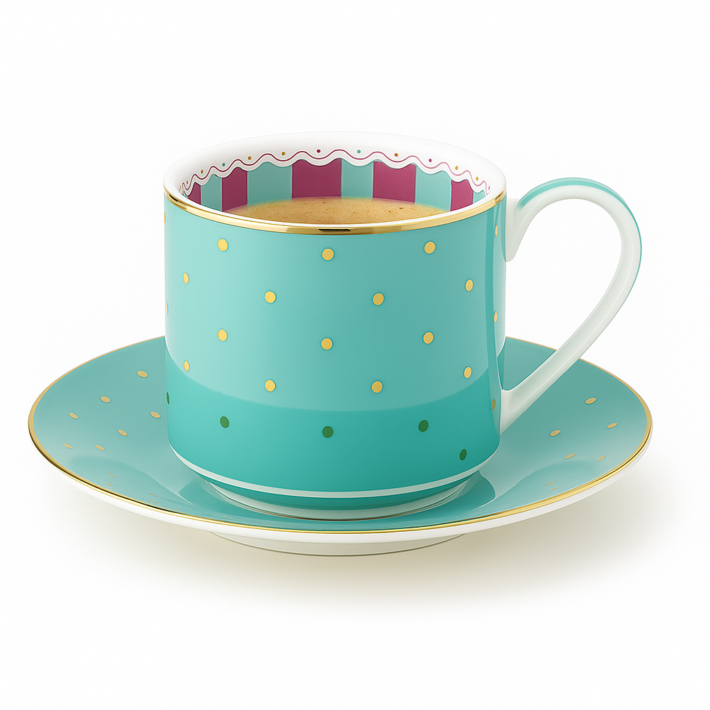 Espressotasse New Bone China mit Innendekor