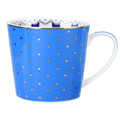 Henkelbecher New Bone China mit Innendekoration