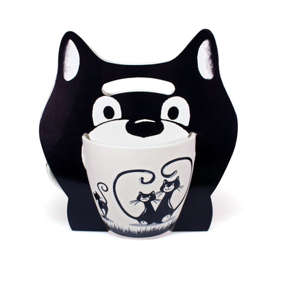 Henkelbecher in Geschenkverpackung