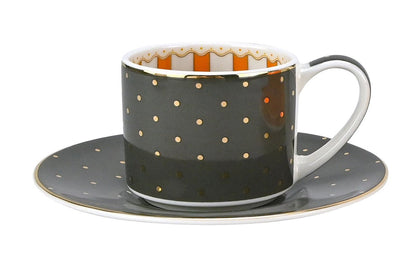 Espressotasse New Bone China mit Innendekor - Jameson & Tailor