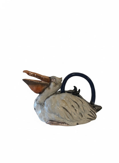 Kunstvolle Leichtkeramik-Teekanne mit Tiermotiv: Stilvoll genießen