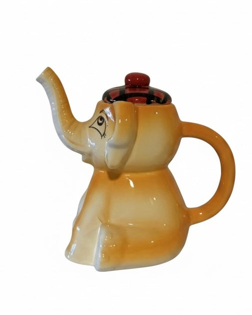 Kunstvolle Leichtkeramik-Teekanne mit Tiermotiv: Stilvoll genießen